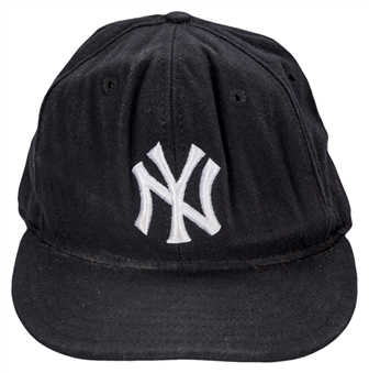 1994-96 Mariano Rivera Game Used & Signed Rookie Era New York Yankees Cap (JT Sports & Beckett) 